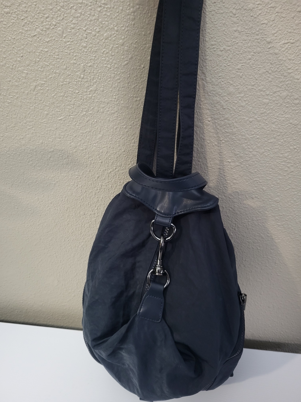 Rebecca Minkoff Julian Medium Backpack Navy Blue Nylon Bag